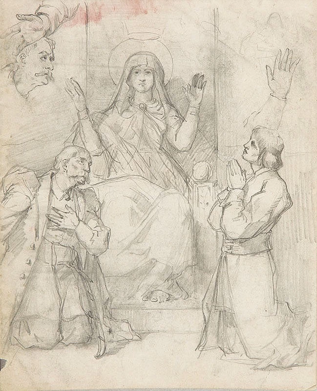 Madonna tra devoti